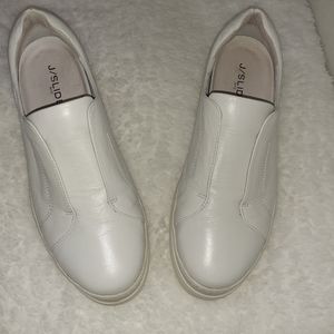 J/Slides Leather Sneakers